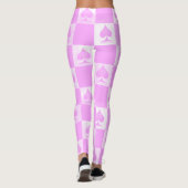 Koningin van de Leggings van de Schoppen roze cont (Achterkant)