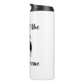 Koningin van de Lunch Scene Cafeteria Worker Women Thermosbeker (Geroteerd rechts)