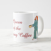 Koningin van de mok op maat van de Morning Coffee (Voorkant rechts)