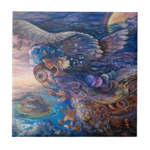 Koningin van de Nacht 6x6 Keramische Tegel Tegeltje