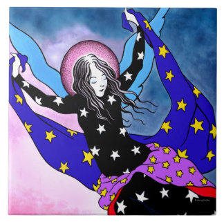 Koningin van de Night Tile Tegeltje