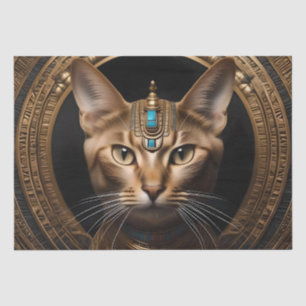 Koningin van de Nijl: Cleopatra de kat in hoofdtoo Tissuepapier