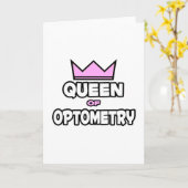 Koningin van de optometrie kaart (Gele Bloem)