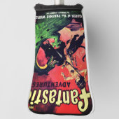 koningin van de panter wereld: Fantasy Pulp Golfheadcover (Draai 90)