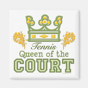 Koningin van de rechtbank Tennis Magnet Magneet