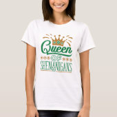Koningin van de Shenanigans St. Patrick's Day T-shirt (Voorkant)