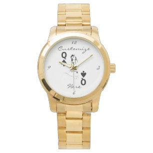 Koningin van de Steden van het meisje Thunder_Cove Horloge