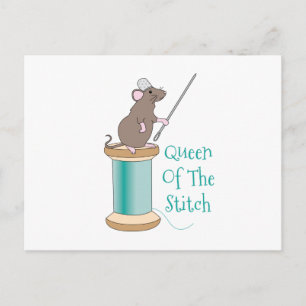 Koningin van de Stitch Briefkaart