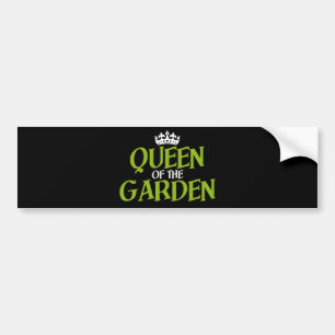Koningin van de tuin bumpersticker