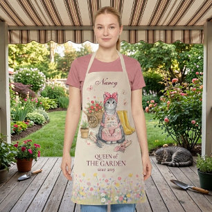 Koningin Van De Tuin Persoonlijk Smoes Kat Schort