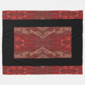 Koningin van de Vlinders 64 Fleece Deken (Voorkant (Horizontaal))