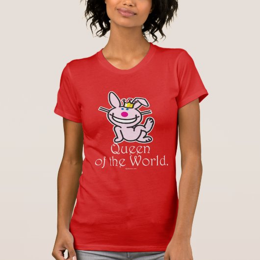 koningin van de wereld t-shirt (Voorkant)