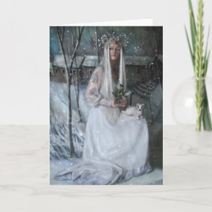 Koningin van de winter kaart