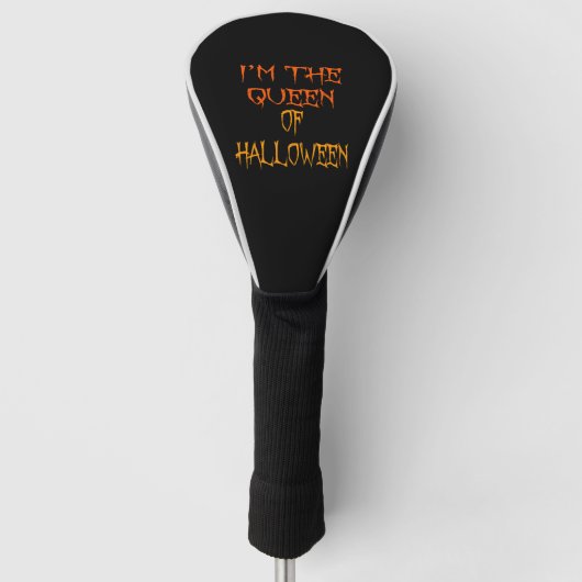 Koningin van Halloween Golfheadcover (Voorkant)