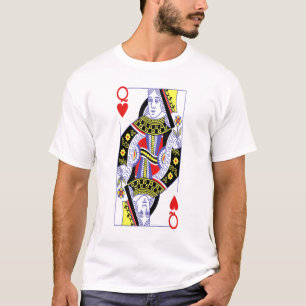Koningin van harten koninklijk Flush Costume Hallo T-shirt
