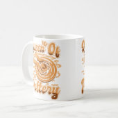 Koningin van het aardewerk aardewerk Pro wiel hobb Koffiemok (Voorkant links)