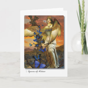 Koningin van het Aether Tarot Wenskaart Kaart