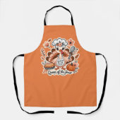 Koningin van het Feest - Grappige Thanksgiving Tur Schort (Voorkant)