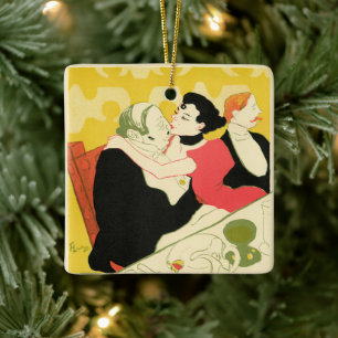 Koningin van het Genot (Queen of Pleasure) Toulous Keramisch Ornament