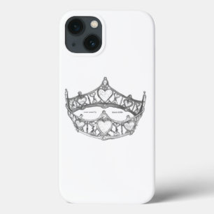 Koningin van het hartenhuis tiara iphone 6 hoesje