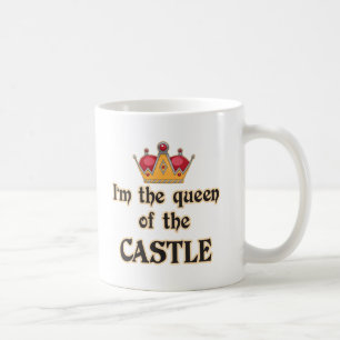 Koningin van het kasteel koffiemok
