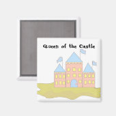 Koningin van het kasteel magneet (Voorkant / Achterkant)