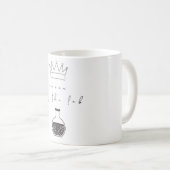 "koningin van het lab" koffie/thee-mok koffiemok (Voorkant rechts)