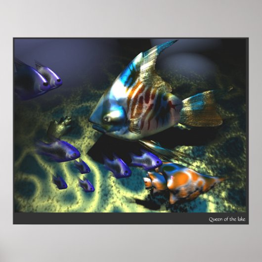 Koningin van het meer poster (Voorkant)