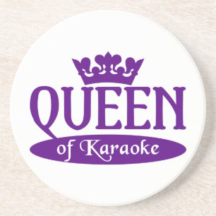 Koningin van het onderzetter Karaoke