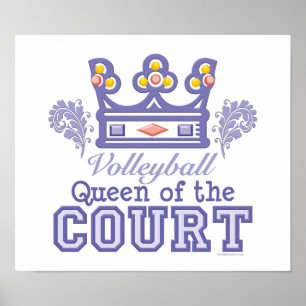 Koningin van het Poster Volleyball