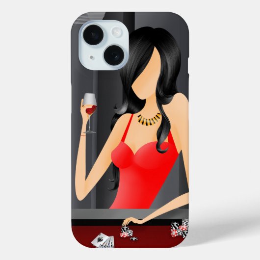 Koningin van het Spel - Las Vegas Case-Mate iPhone Case (Achterkant)
