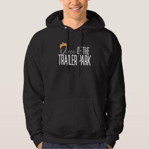 Koningin van het Trailer Park Redhals White Trash Hoodie