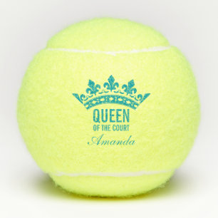Koningin van het veld tennisballen