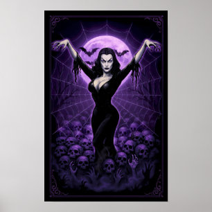 Koningin van het web - Gothic Vampire Poster