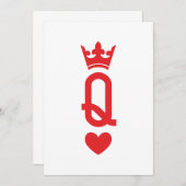 Koningin van kaarten (Voorkant / Achterkant)