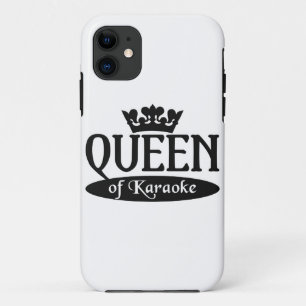 Koningin van Karaoke iPhone 5 Hoesje-Mate, pas aan 11 Hoesje