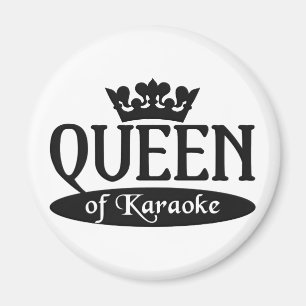 Koningin van Karaoke magneet