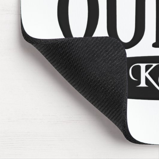 Koningin van Karaoke mousepad Muismat (Hoek)