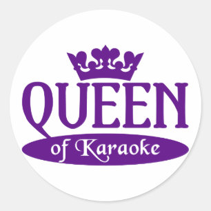koningin van Karaoke stickers