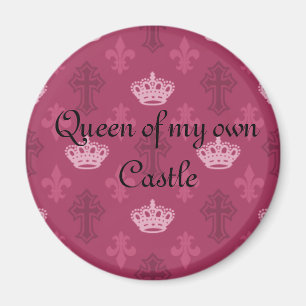 Koningin van mijn eigen Castle Magnet Magneet