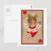 Koningin van mijn hart (2) briefkaart (Voorkant / Achterkant)