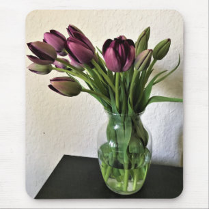 Koningin van Night Tulips Muismat