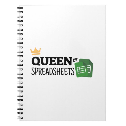 Koningin van notitieboek van spreadsheets (Voorkant)
