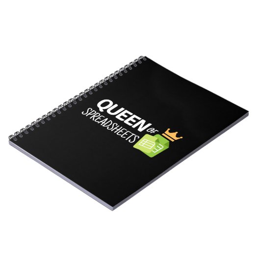 Koningin van notitieboek van spreadsheets (Linkerzijde)