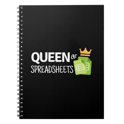 Koningin van notitieboek van spreadsheets (Voorkant)