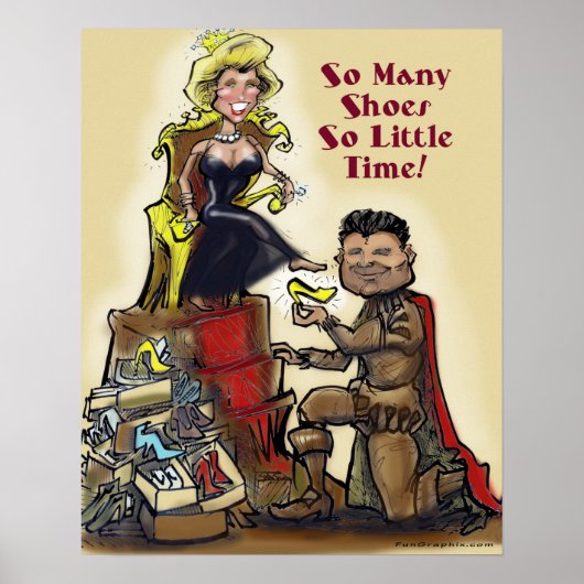 Koningin van Schoenen Poster (Voorkant)