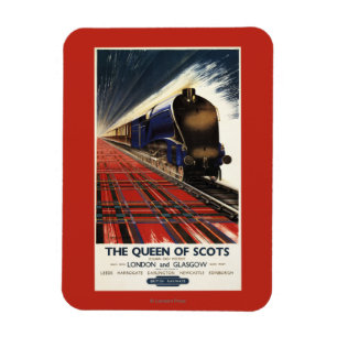 Koningin van Schots Pullman Train Magneet