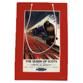 Koningin van Schots Pullman Train Medium Cadeauzakje (Achterkant)