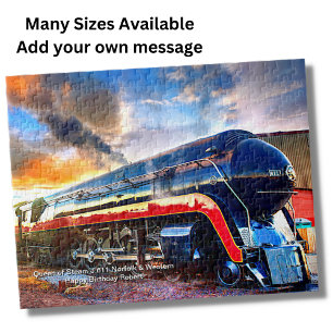 Koningin van Steam J611 Norfolk Westerne locomotie Legpuzzel