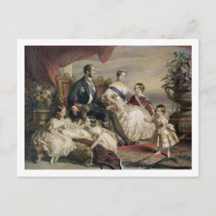 Koningin Victoria (1819-1901) en Prins Albert (181 Briefkaart